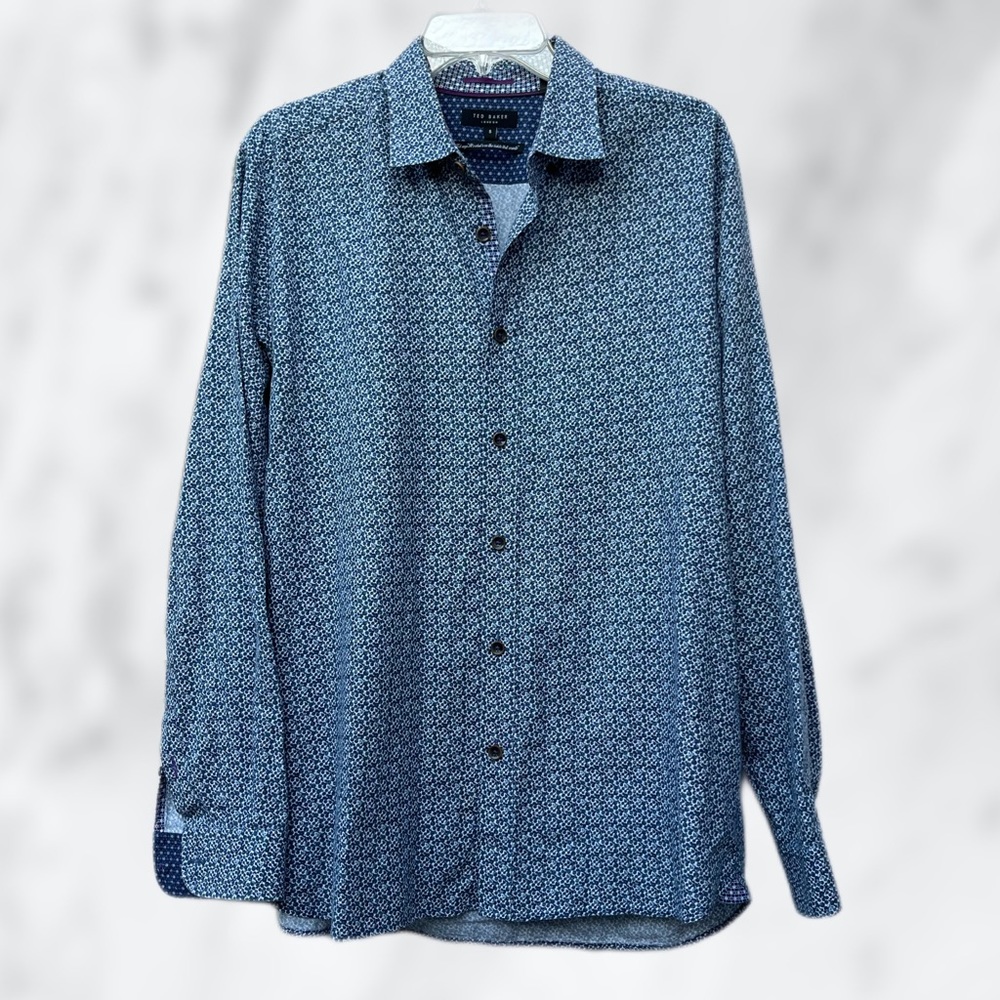 Ted Baker, Long Sleeve Patterned Shirt